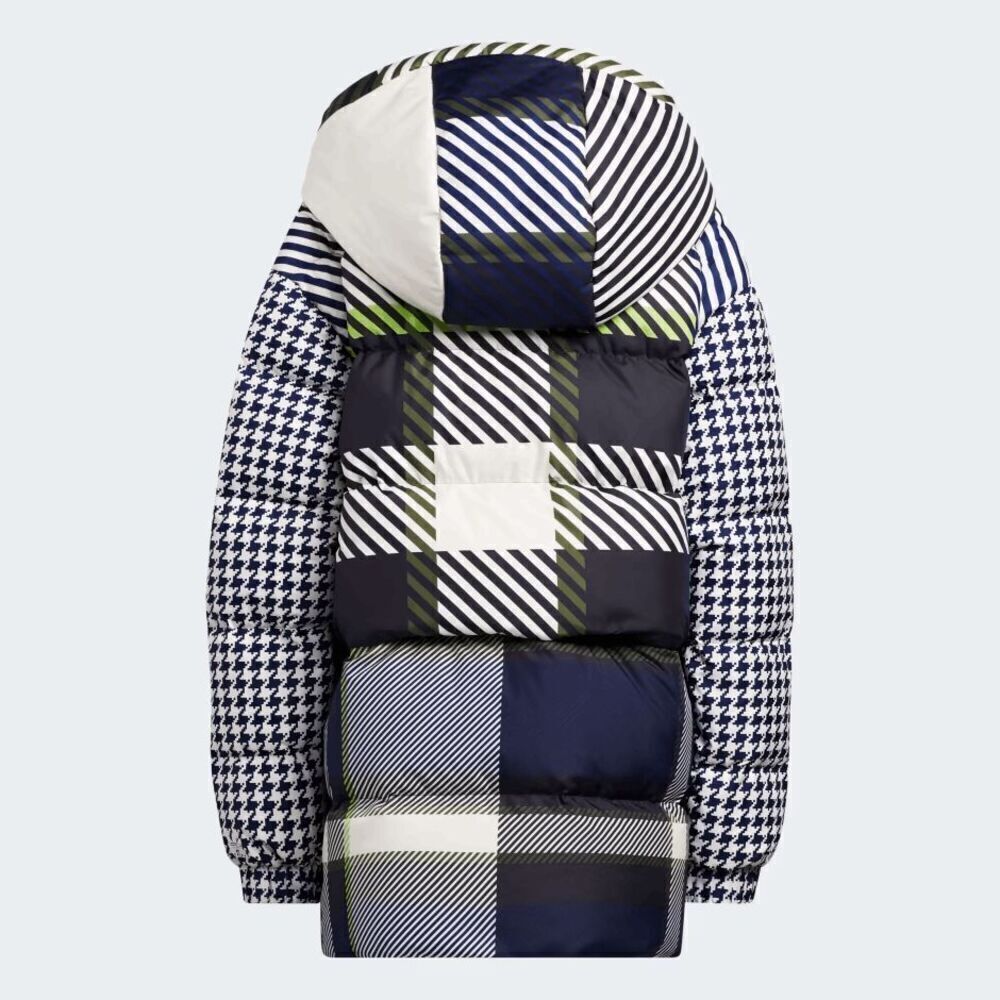 Adidas Ivy Park Halls of Ivy Kids Plaid Puffer Jacket. Kids Size 3T XL (ALL GEND - Picture 3 of 5